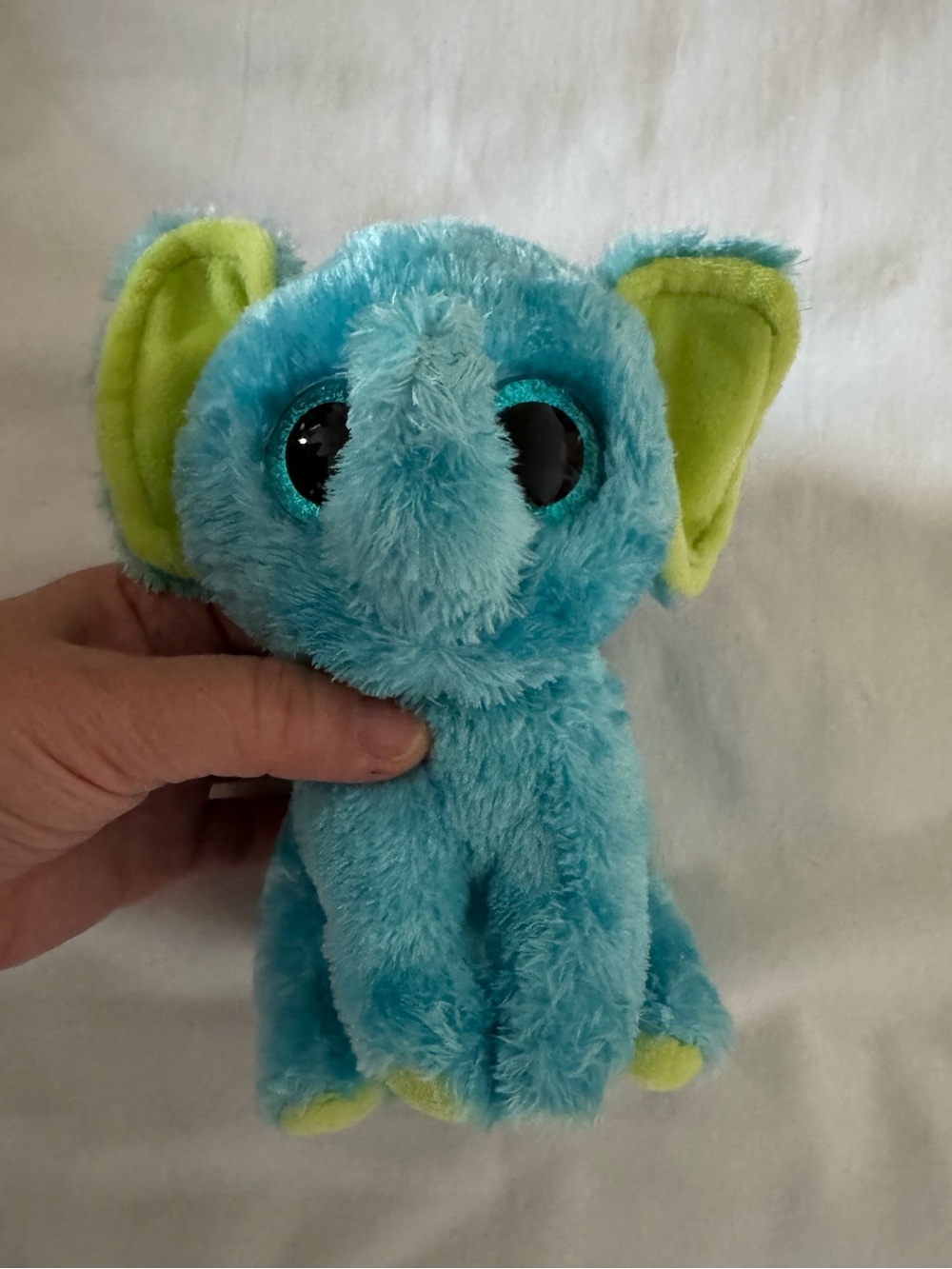 Ty Beanie Boos Trunkles the Blue Elephant 6" Plush Toy